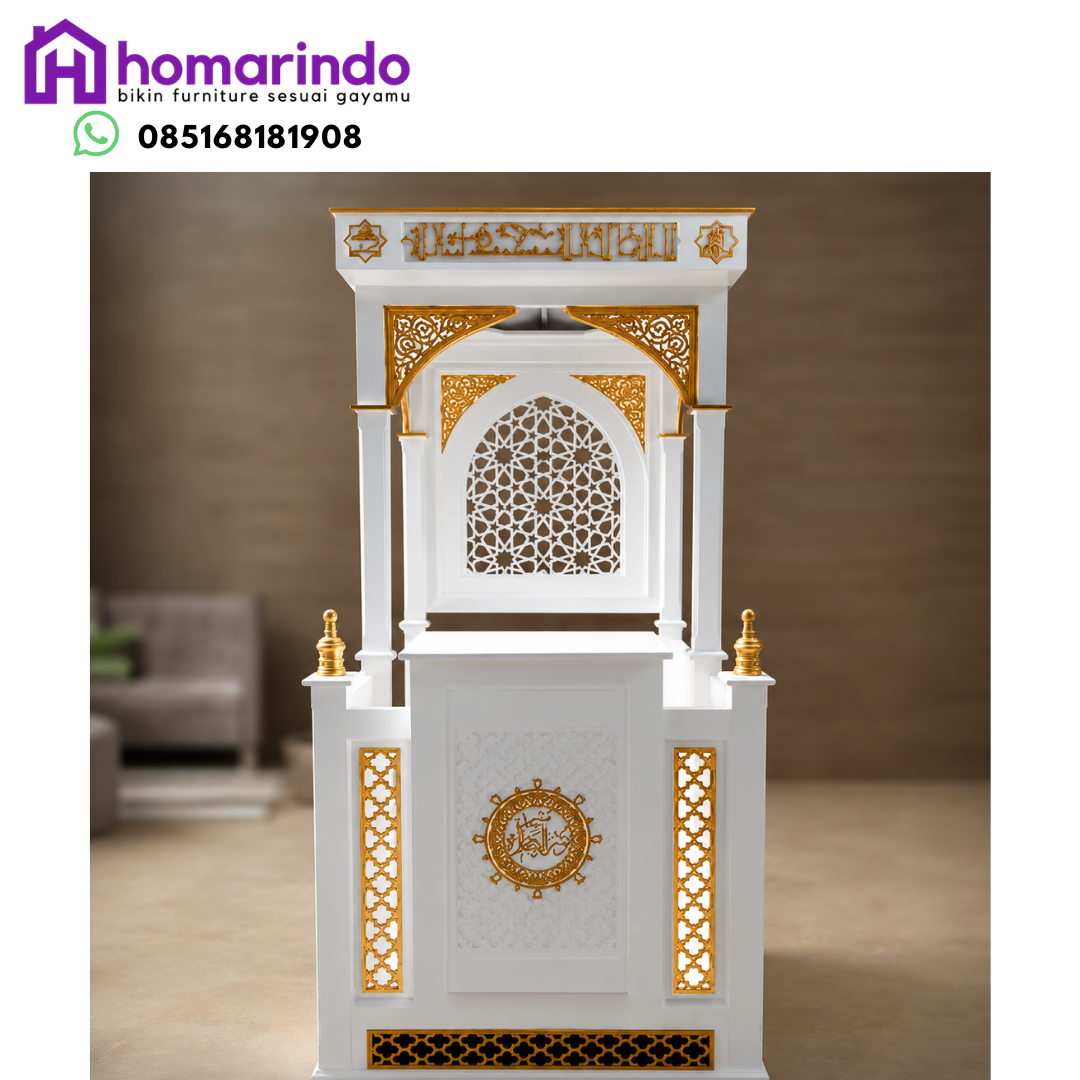 Mimbar Masjid Premium Homarindo!