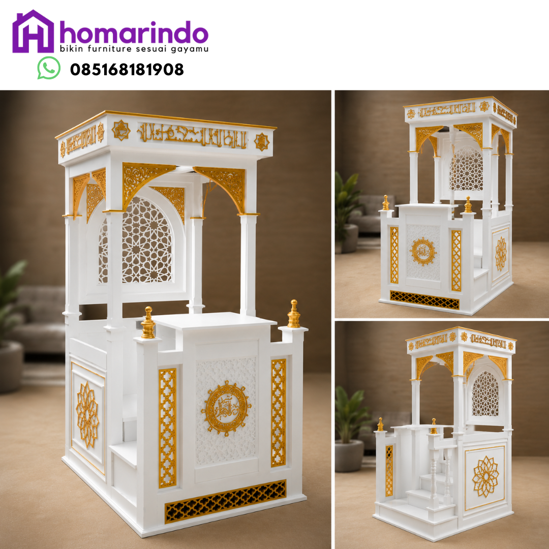 Mimbar Masjid Premium Homarindo! Mimbar Masjid Premium Homarindo!