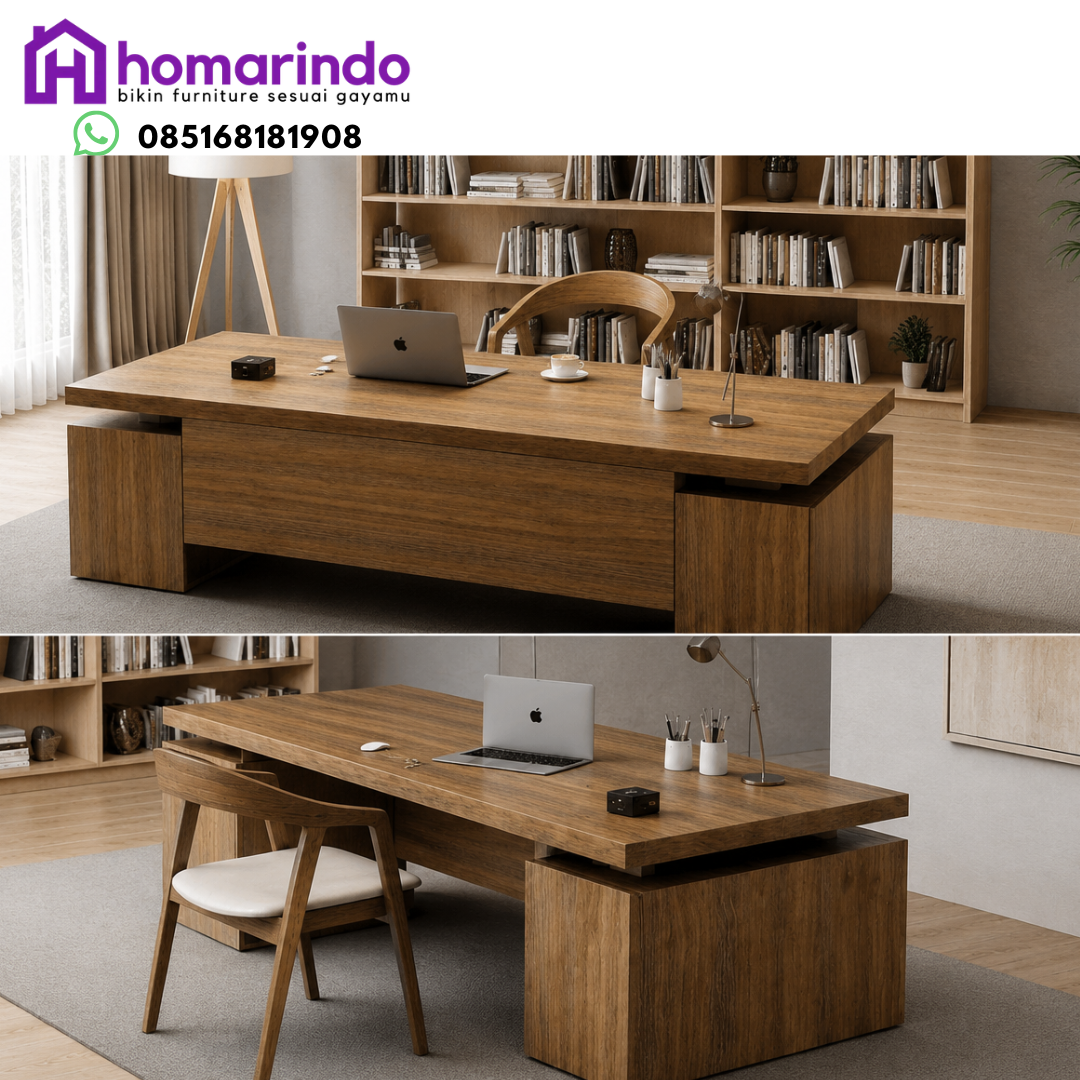 Meja Eksekutif Premium dari Homarindo! Meja Eksekutif Premium dari Homarindo!