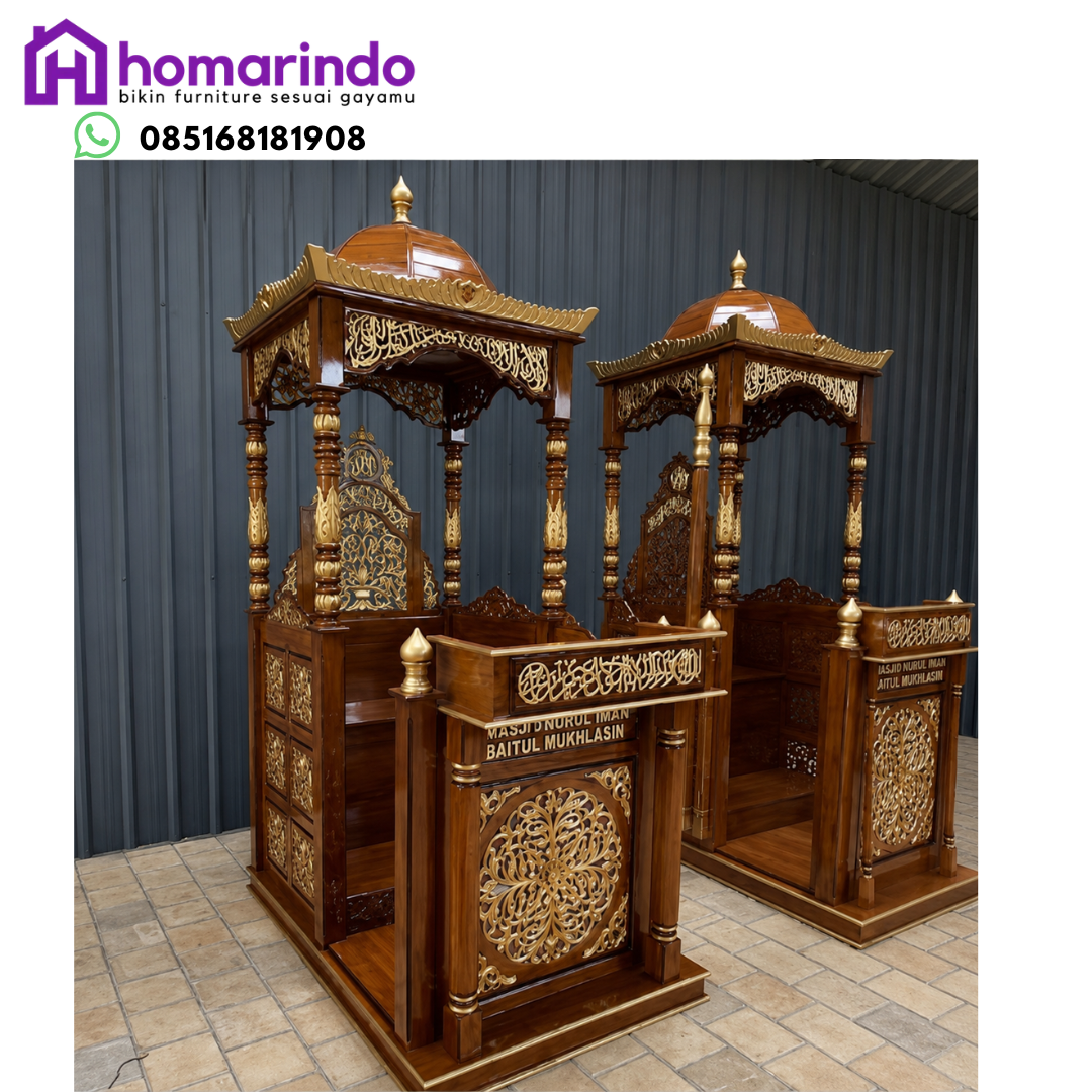 Mimbar Jati Mewah dari Homarindo