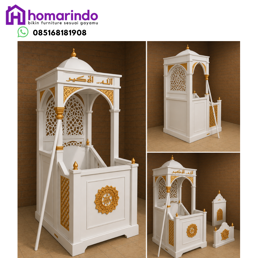 Mimbar Masjid Mewah Homarindo Mimbar Masjid Mewah Homarindo