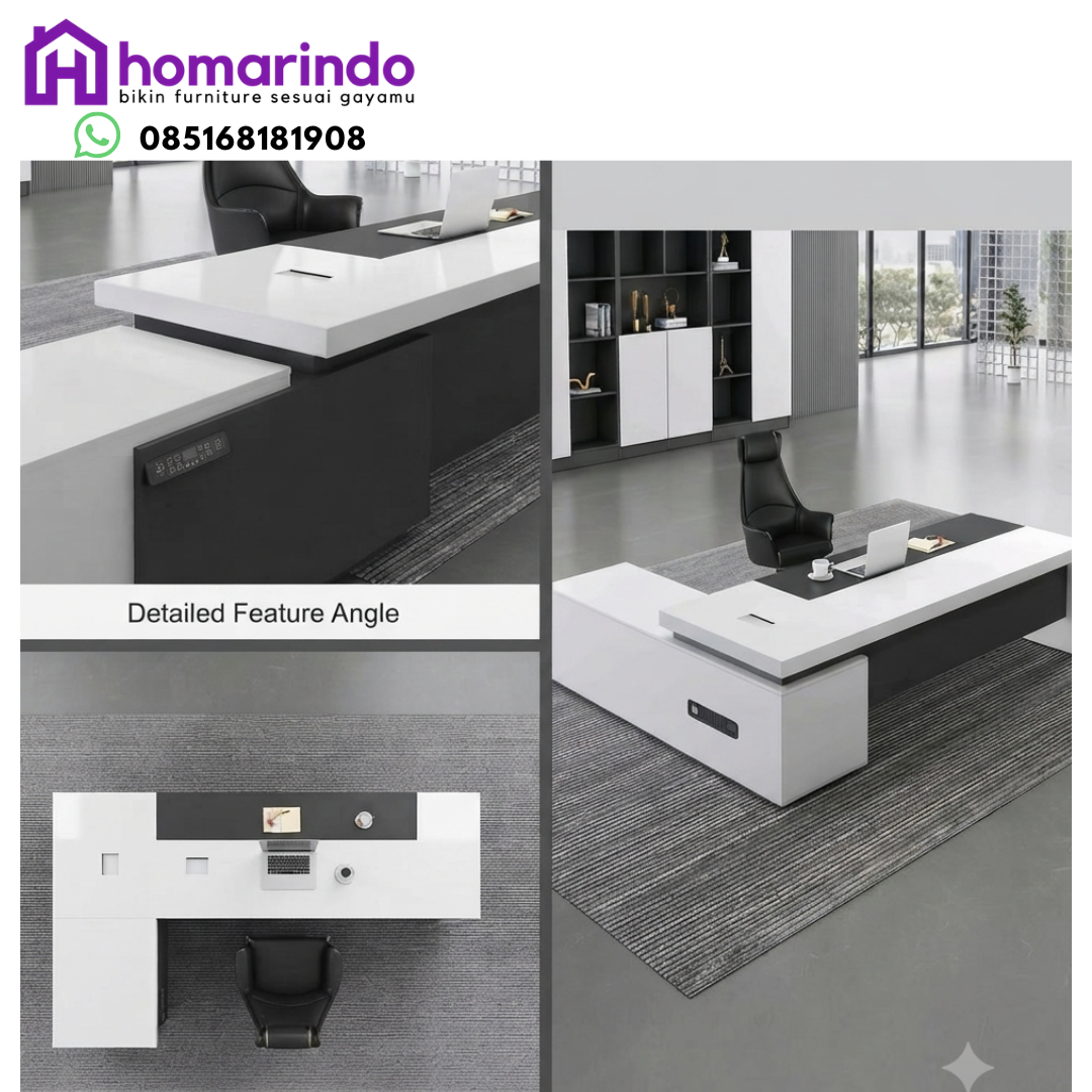 Meja Kantor Direktur Minimalis Modern Homarindo Meja Kantor Direktur Minimalis Modern Homarindo