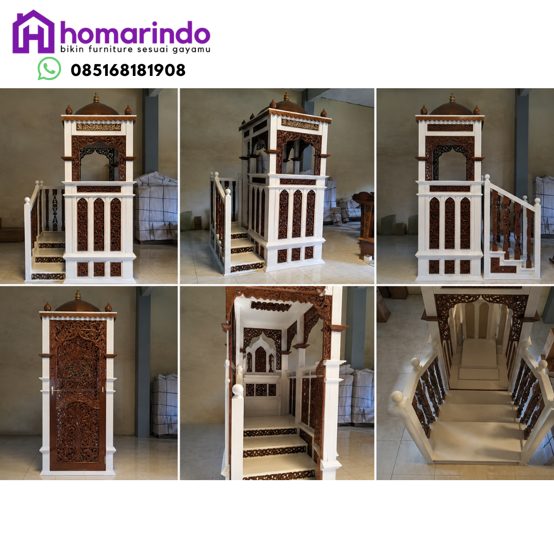 Mimbar Masjid Ukir Minimalis Premium Homarindo Mimbar Masjid Ukir Minimalis Premium Homarindo