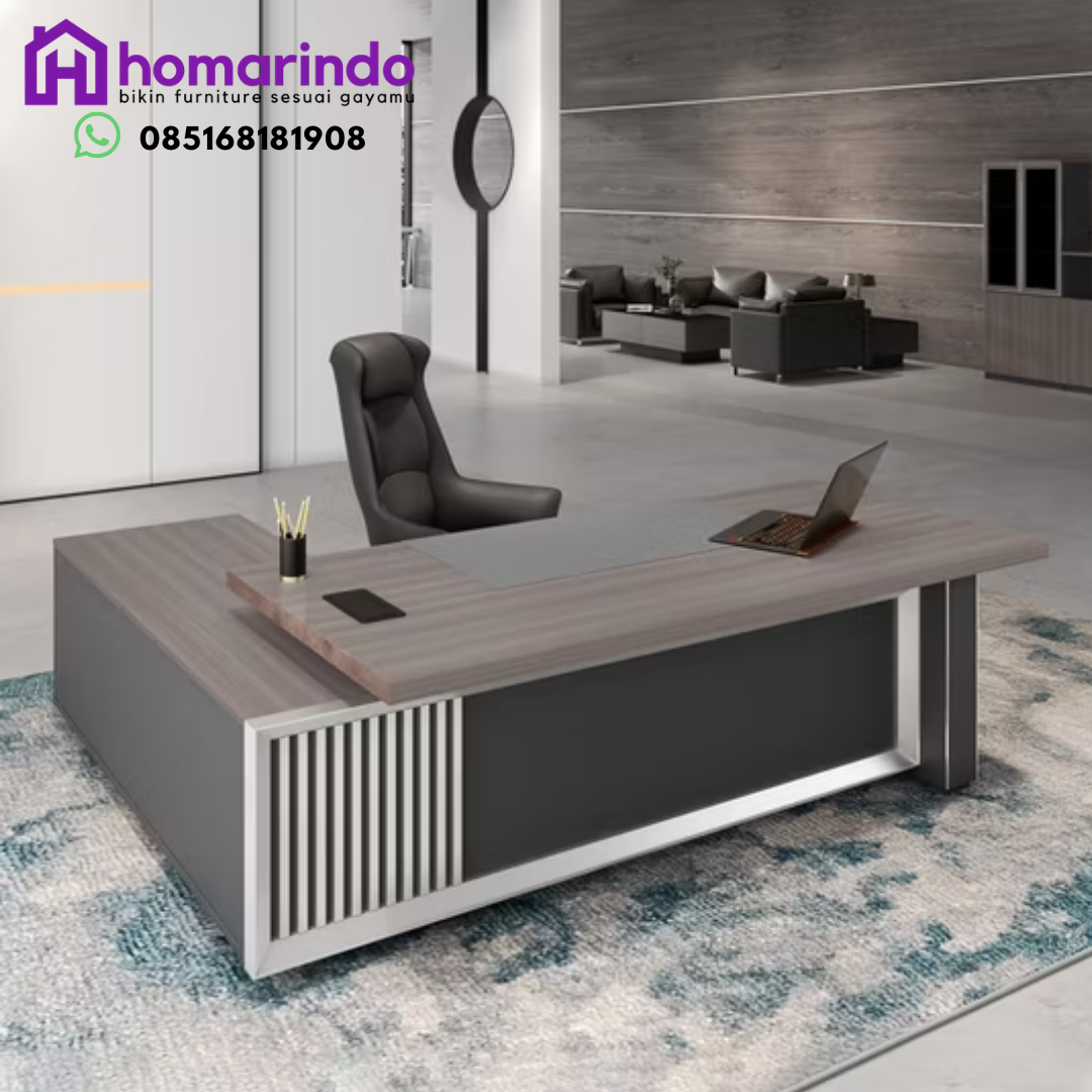 Meja Kantor Direktur Modern Homarindo