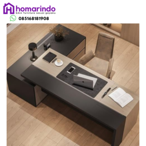 Meja Kantor Direktur Modern Minimalis Homarindo