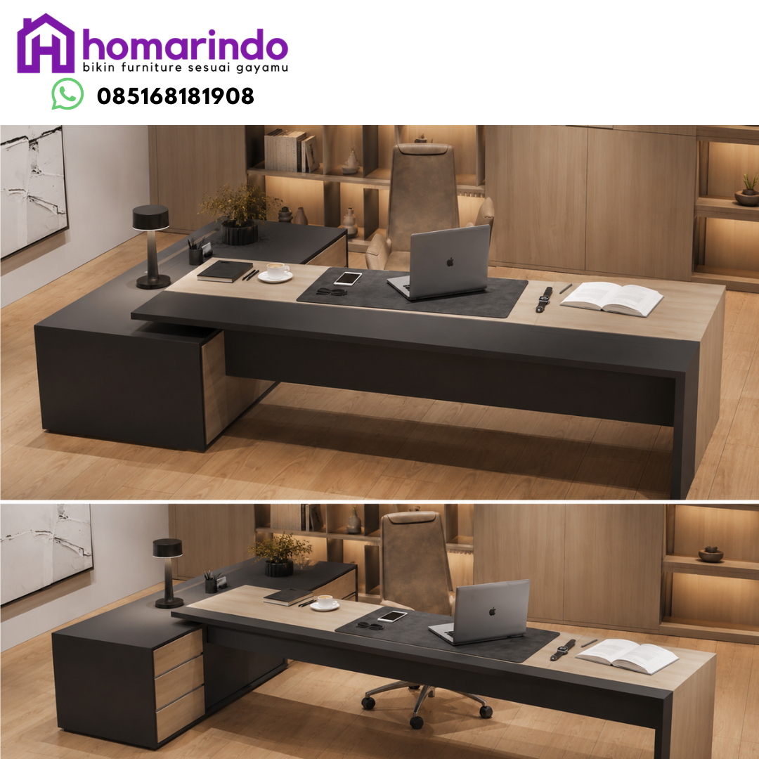 Meja Kantor Direktur Modern Minimalis Homarindo Meja Kantor Direktur Modern Minimalis Homarindo