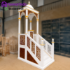 Mimbar Masjid Minimalis Putih Gold Elegan