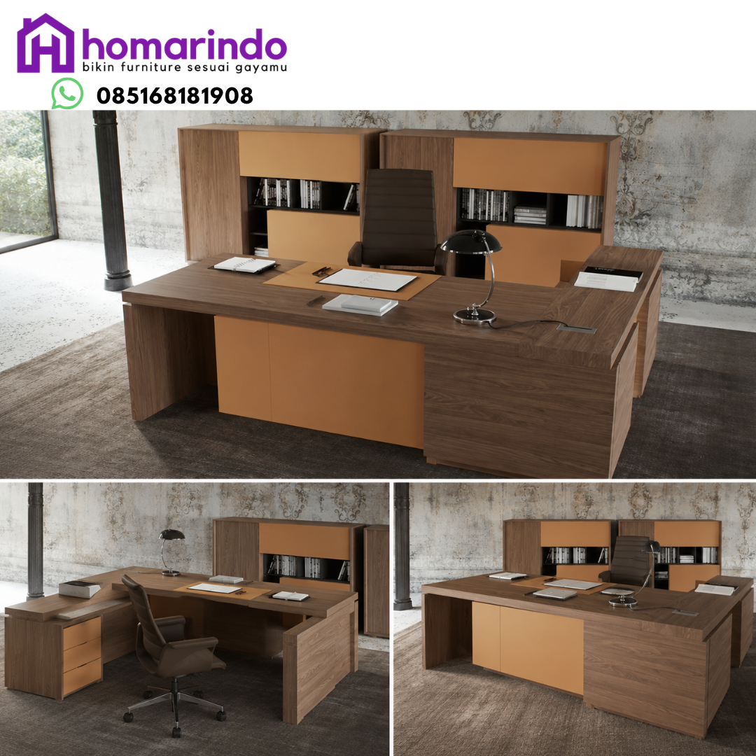 Meja Kantor Direktur Modern