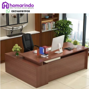 Meja Kantor Direktur Modern Minimalis Homarindo