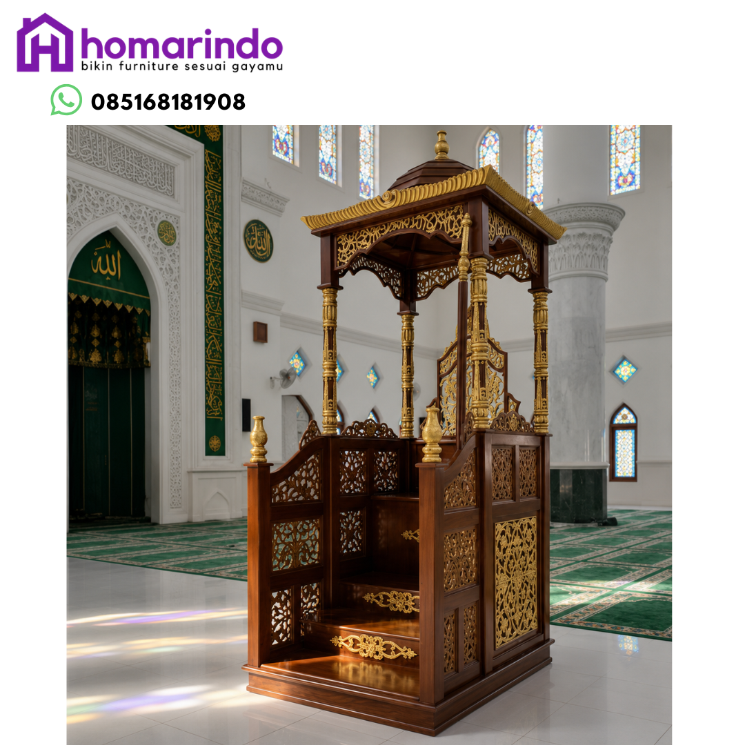 Mimbar Masjid Jati Mewah