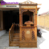 Mimbar Masjid Ukir Kayu Jati Mewah