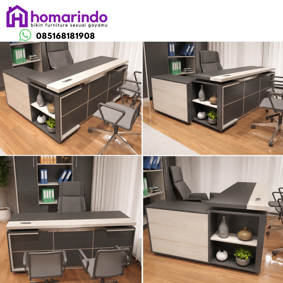 Meja Direktur Premium Homarindo yang Elegan Meja Direktur Premium Homarindo yang Elegan