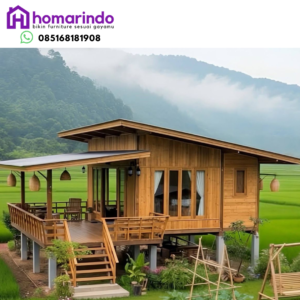Panggung Kayu Jati Modern nan Eksklusif