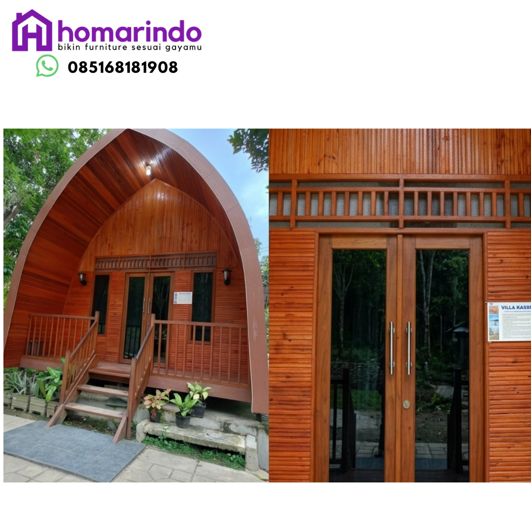 Rumah Lumbung Kayu Jati Modern nan Eksklusif Rumah Lumbung Kayu Jati Modern nan Eksklusif