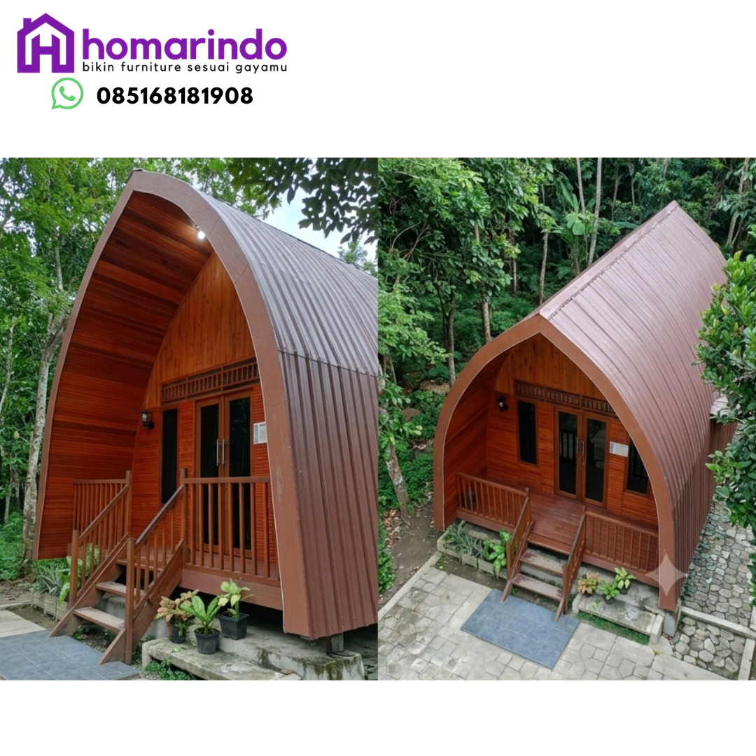 Rumah Lumbung Kayu Jati Modern nan Eksklusif Rumah Lumbung Kayu Jati Modern nan Eksklusif