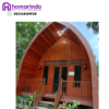 Rumah Lumbung Kayu Jati Modern nan Eksklusif
