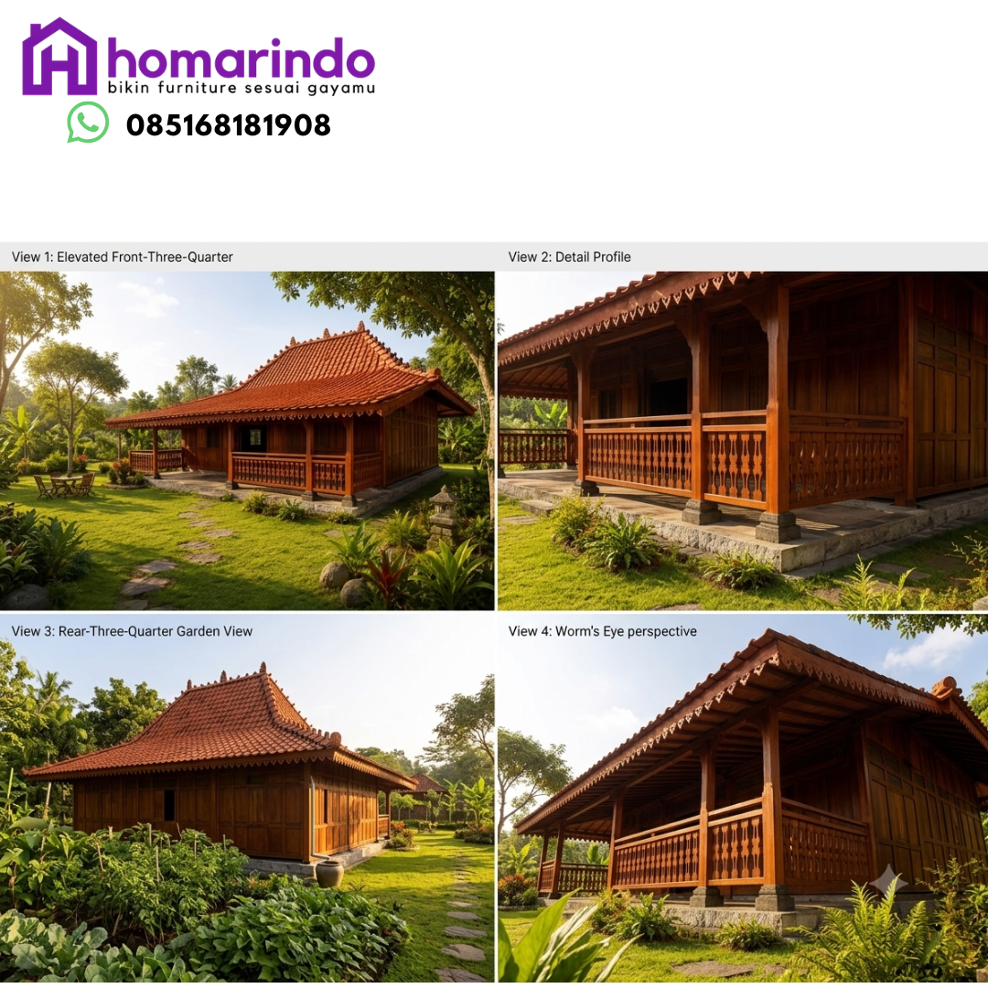 Rumah Joglo Ukir Kayu Jati Rumah Joglo Ukir Kayu Jati