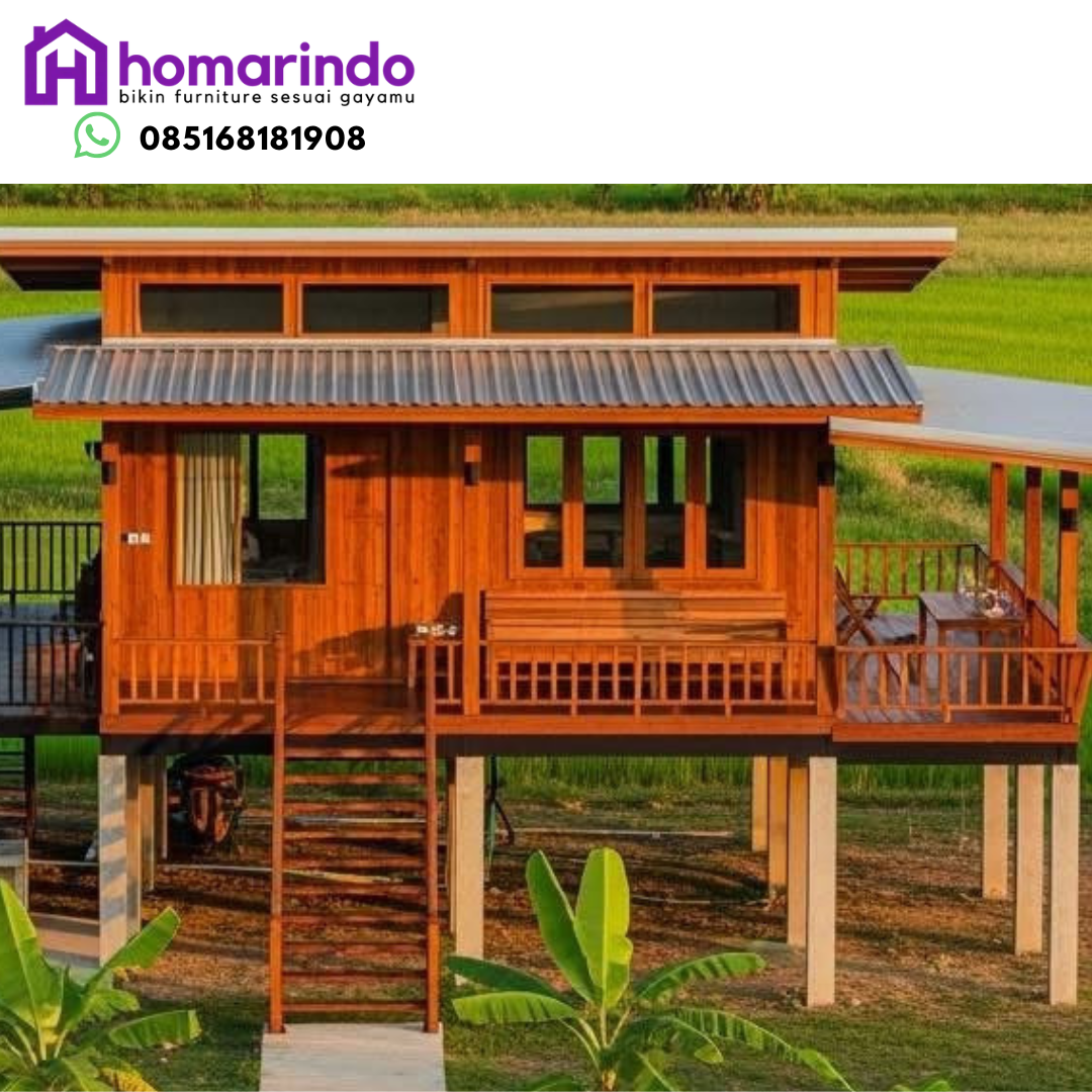 Rumah Panggung Kayu Jati