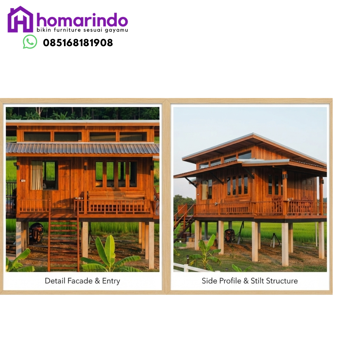 Rumah Panggung Kayu Jati Rumah Panggung Kayu Jati