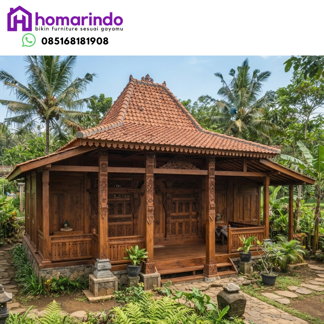Rumah Joglo Ukir Kayu Jati