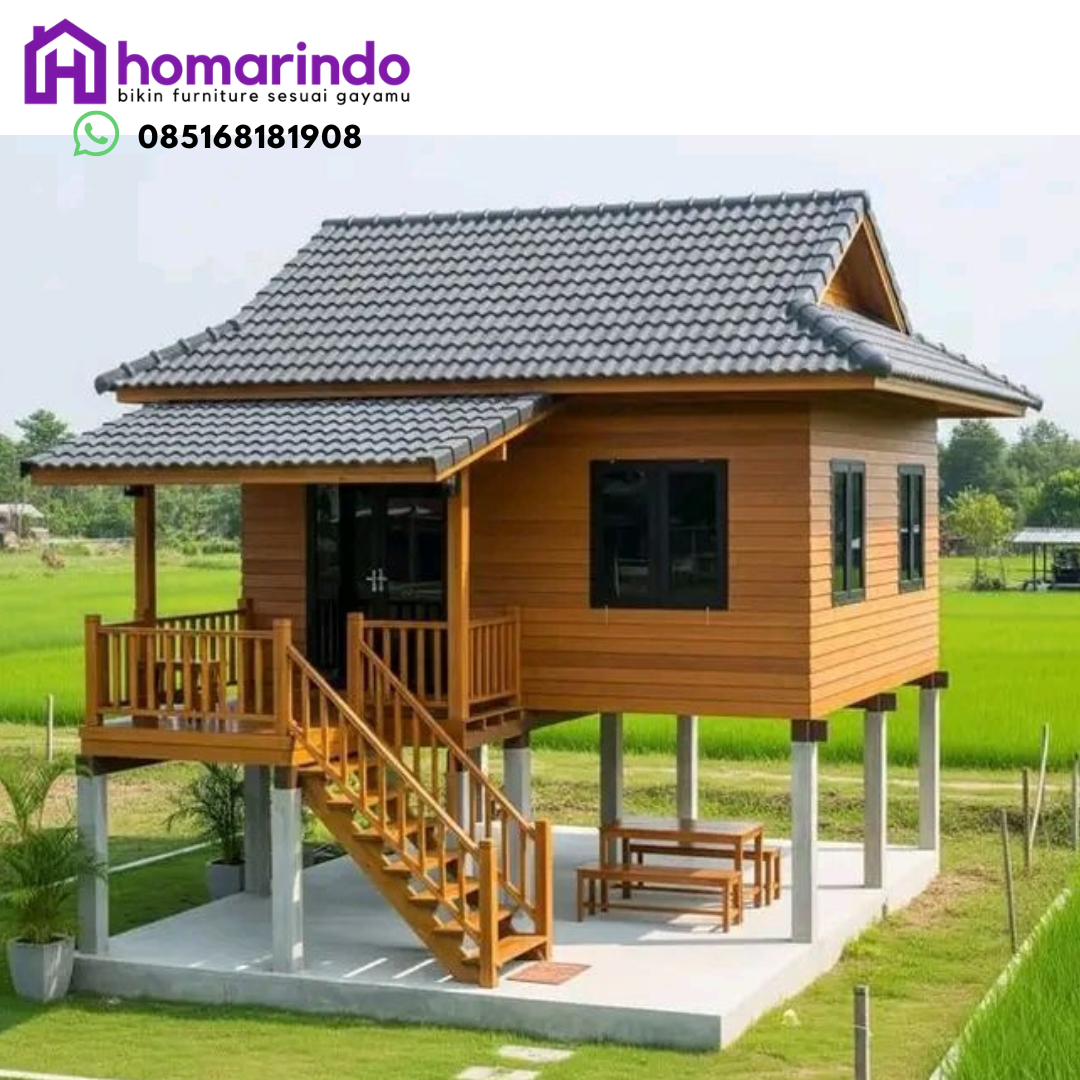 Rumah Panggung Kayu Jati
