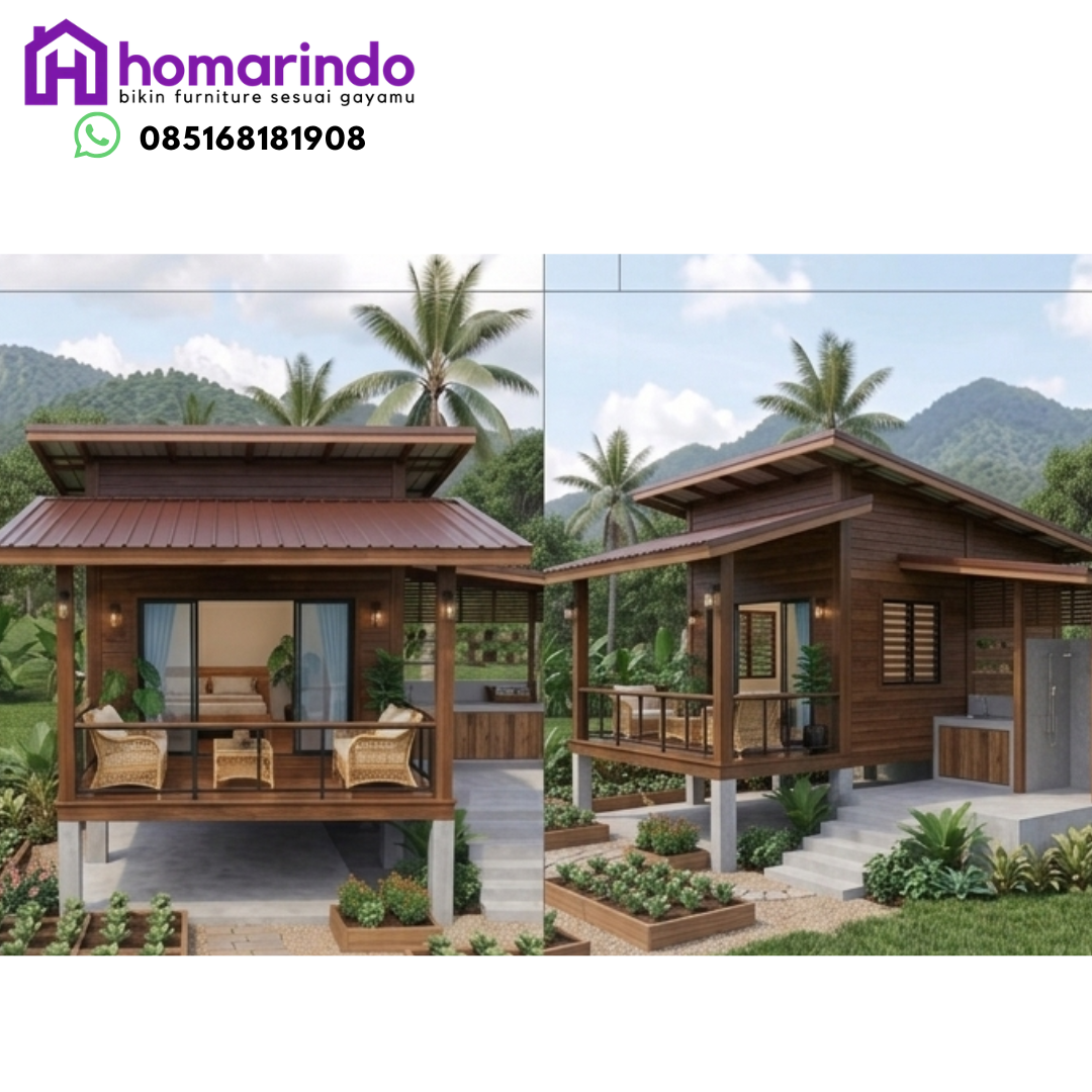 Rumah Panggung Kayu Jati Rumah Panggung Kayu Jati