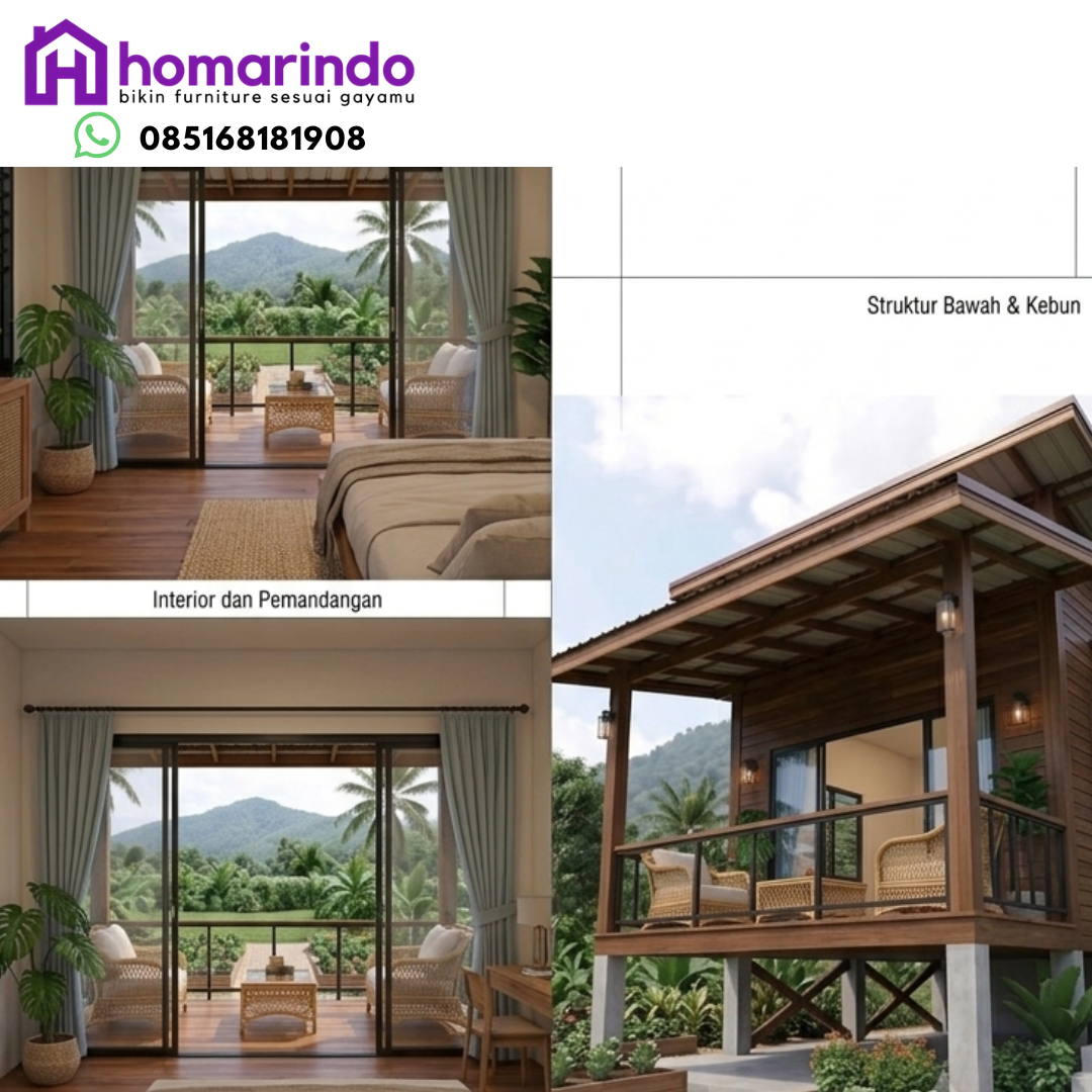 Rumah Panggung Kayu Jati Rumah Panggung Kayu Jati