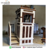 Mimbar Masjid Ukir Minimalis Premium Homarindo