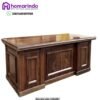 Meja Direktur Minimalis Kayu Jati TPK