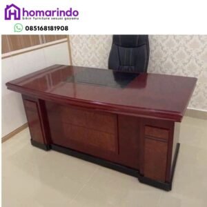Meja Direktur Minimalis Kayu Jati TPK