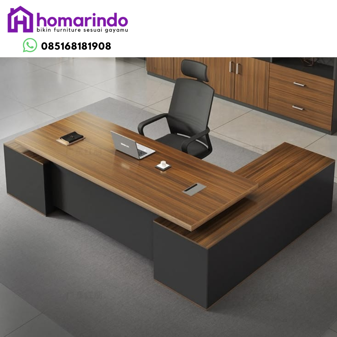 Meja Direktur Modern Elegan