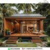 Hunian Kayu Modern: Keindahan Kayu Jati Premium