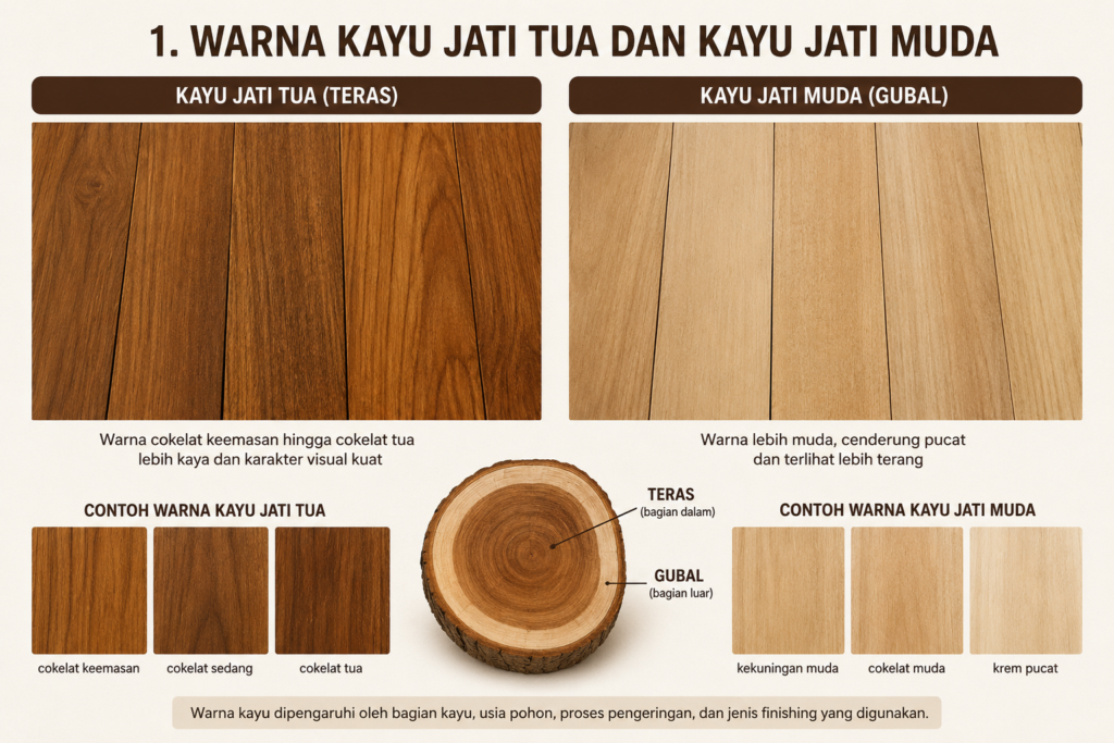 6 Perbedaan Kayu Jati Tua dan Kayu Jati Muda untuk Pembuatan Rumah 1 6 Perbedaan Kayu Jati Tua dan Kayu Jati Muda untuk Pembuatan Rumah