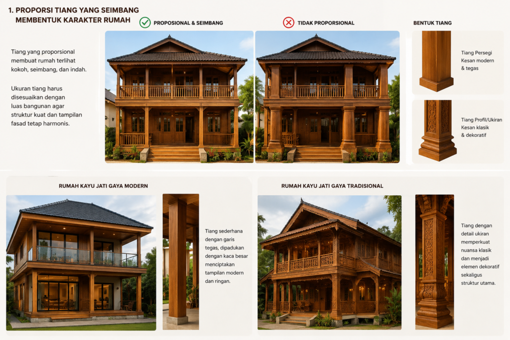 6 Detail Rumah Kayu Jati yang Menentukan Kesan Mewah pada Hunian 1 6 Detail Rumah Kayu Jati yang Menentukan Kesan Mewah pada Hunian