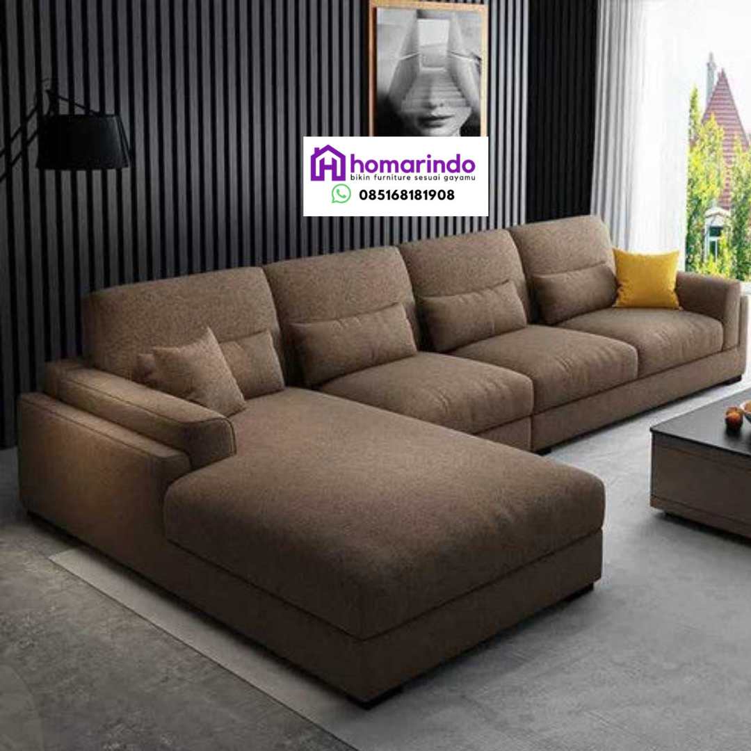 Sofa L Minimalis Modern Homarindo