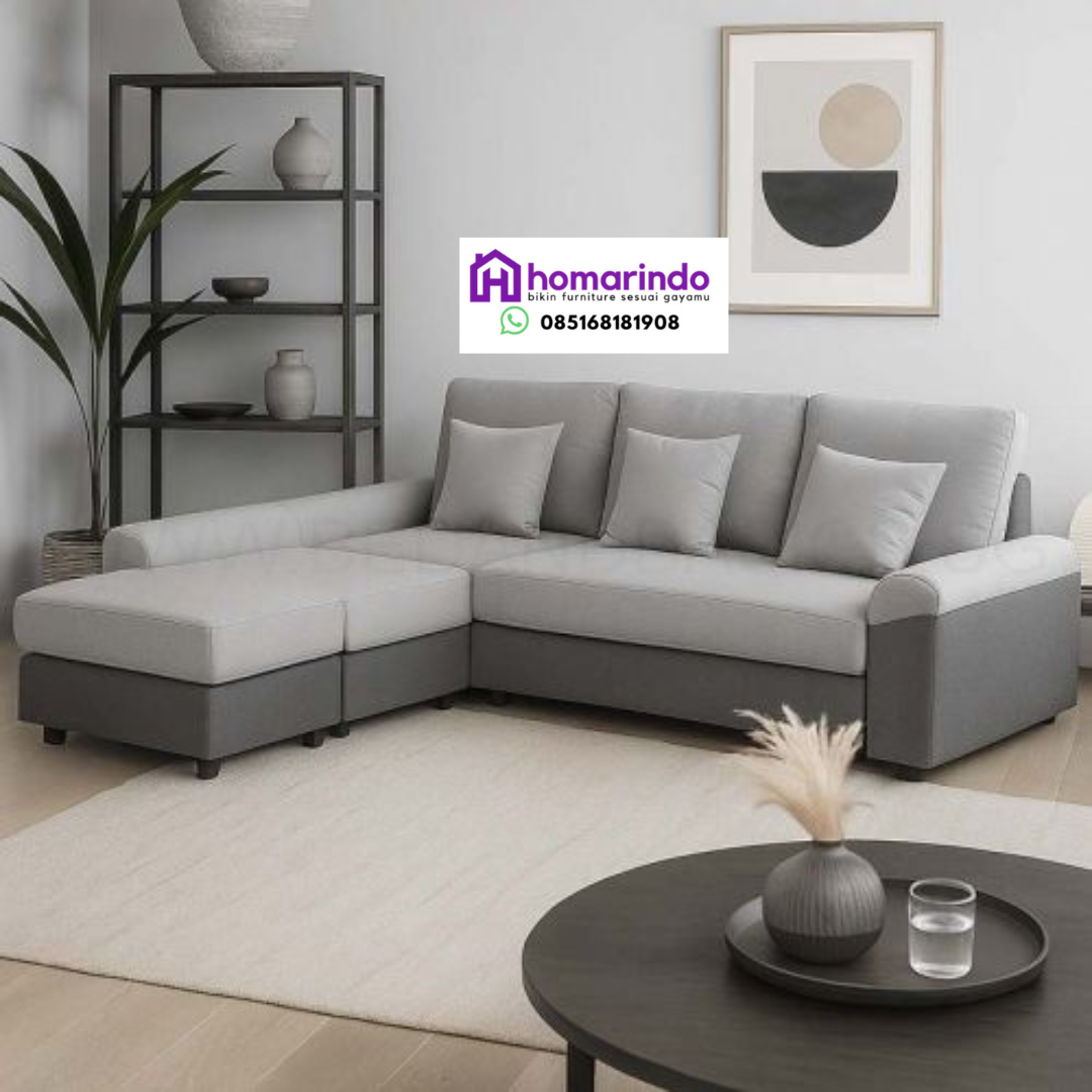 Set Sofa Sudut Minimalis Modern