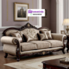 Sofa Tamu Kayu Jati Ukir Klasik 3 Dudukan