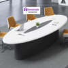 Meja Meeting Oval Modern Homarindo