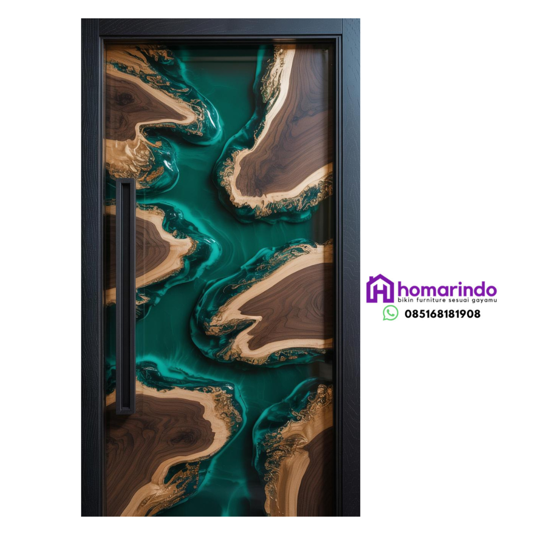 Pintu Resin Mewah Kayu Homarindo