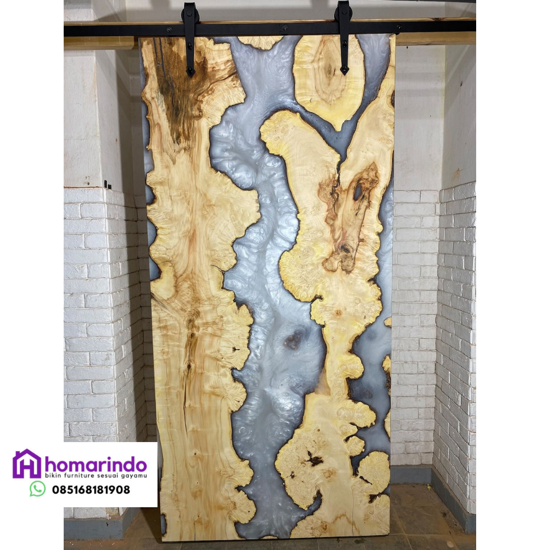 Pintu Kayu Resin Estetik Homarindo