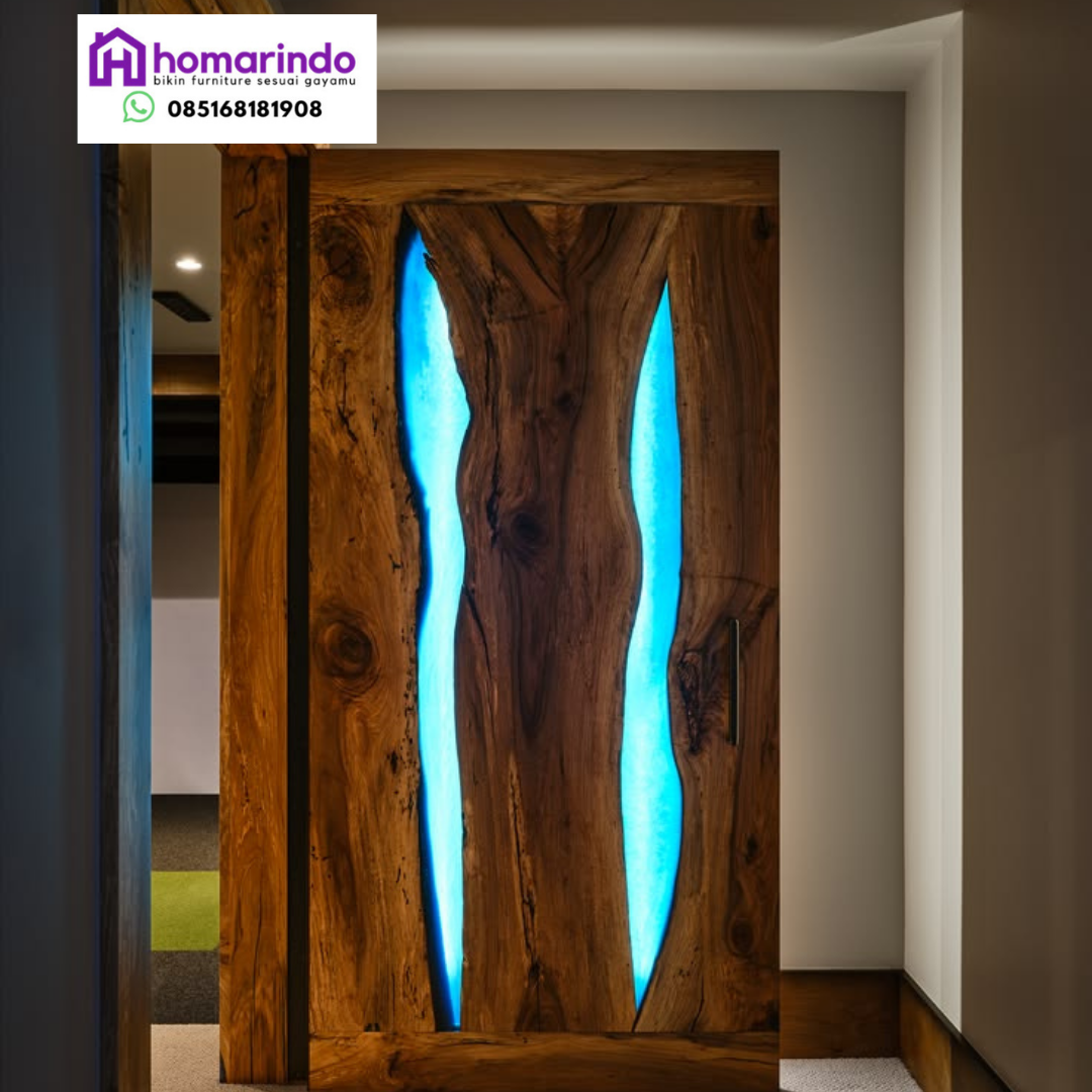Pintu Resin Kayu Alami Homarindo