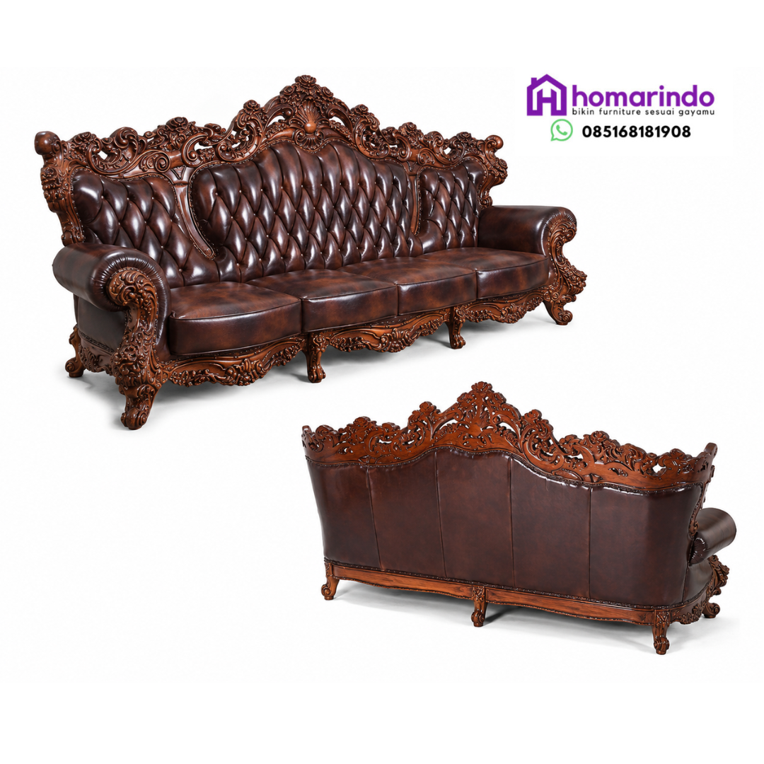 Sofa Tamu Ukir Mewah Klasik Jati Sofa Tamu Ukir Mewah Klasik Jati