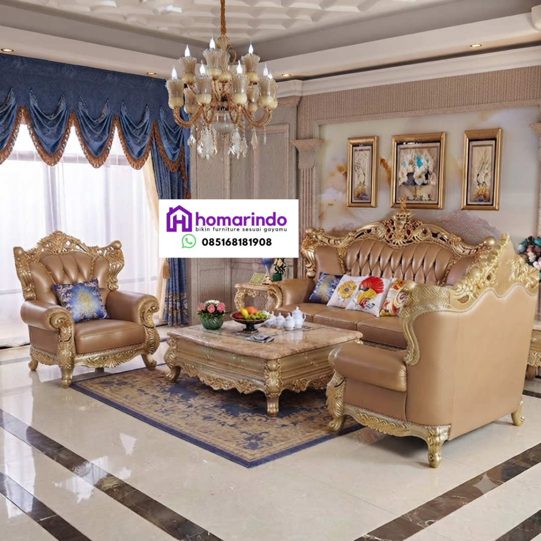 Set Sofa Tamu Klasik Modern Homarindo Set Sofa Tamu Klasik Modern Homarindo