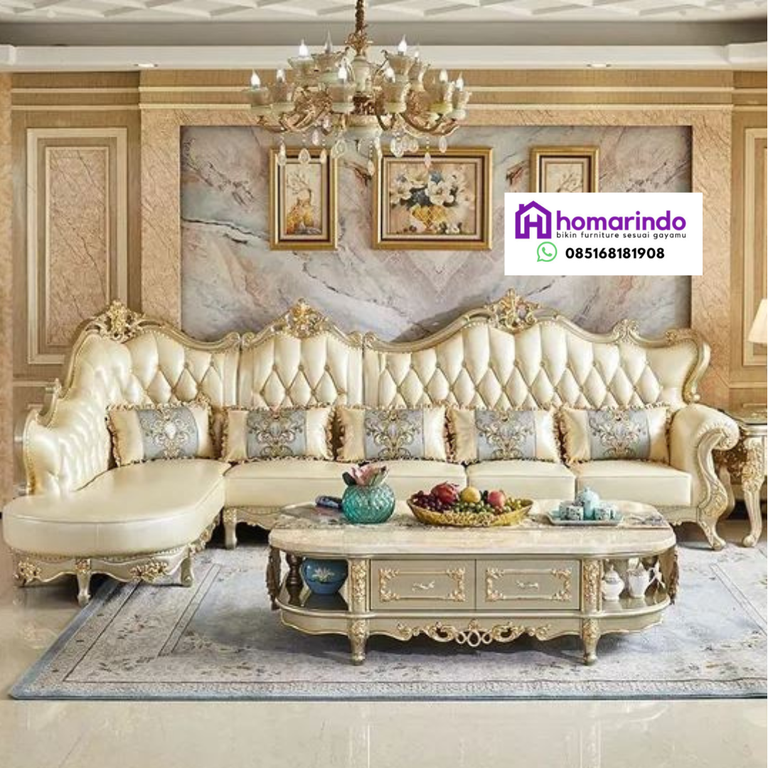 Set Sofa Ukir Klasik Homarindo