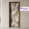 Pintu Resin Eksklusif Motif Marmer dan Sentuhan Kayu Alami dari Homarindo