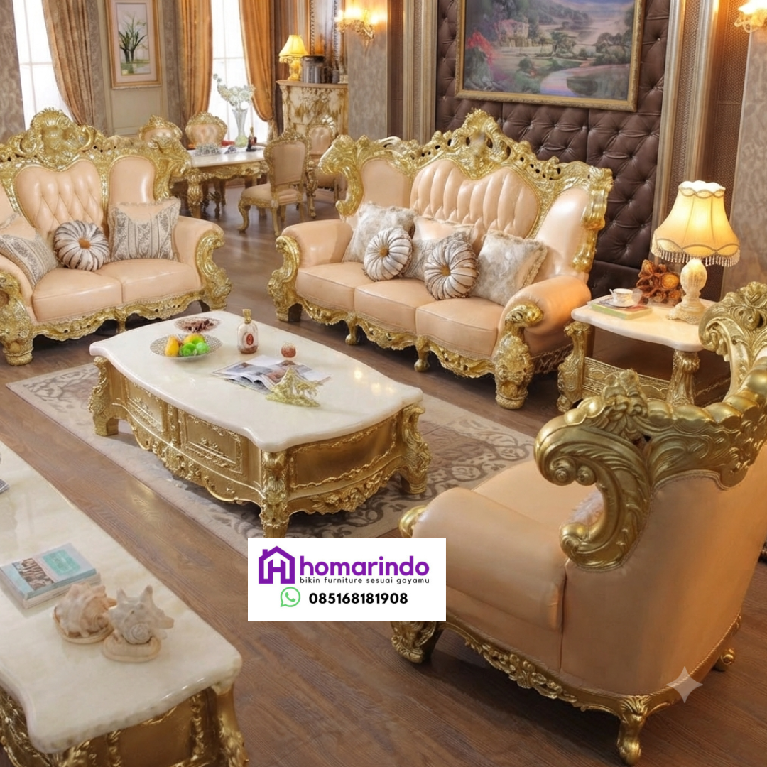 Set Ruang Tamu Kerajaan Veneto Set Ruang Tamu Kerajaan Veneto