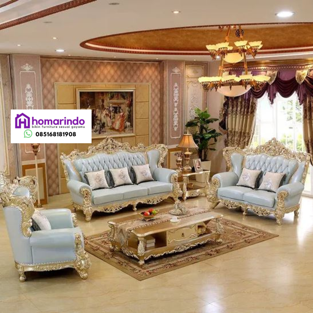 Set Sofa Klasik Mewah Homarindo