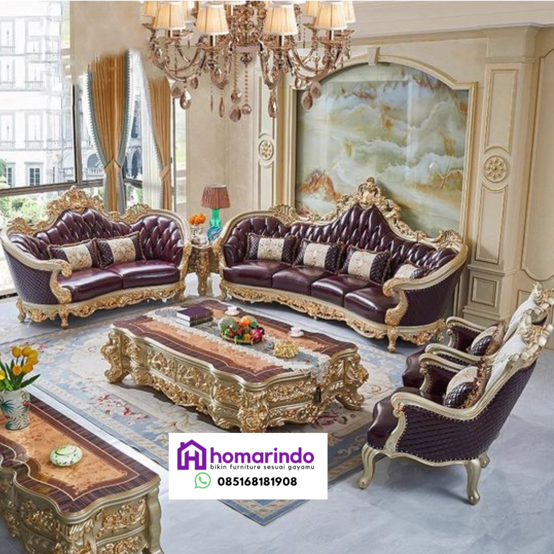 Set Sofa Klasik Ukir