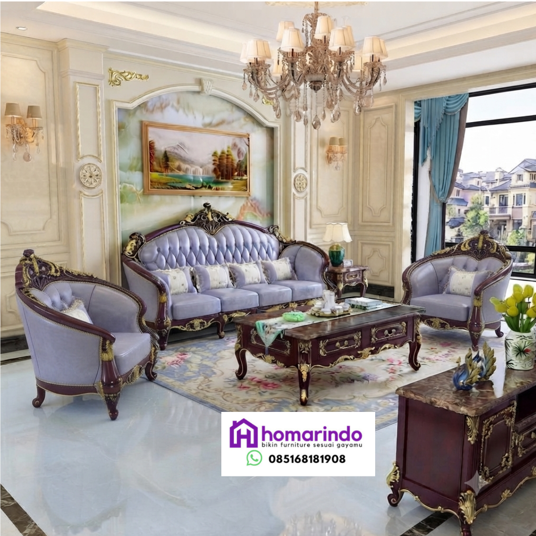 Set Sofa Klasik Mewah Homarindo Set Sofa Klasik Mewah Homarindo