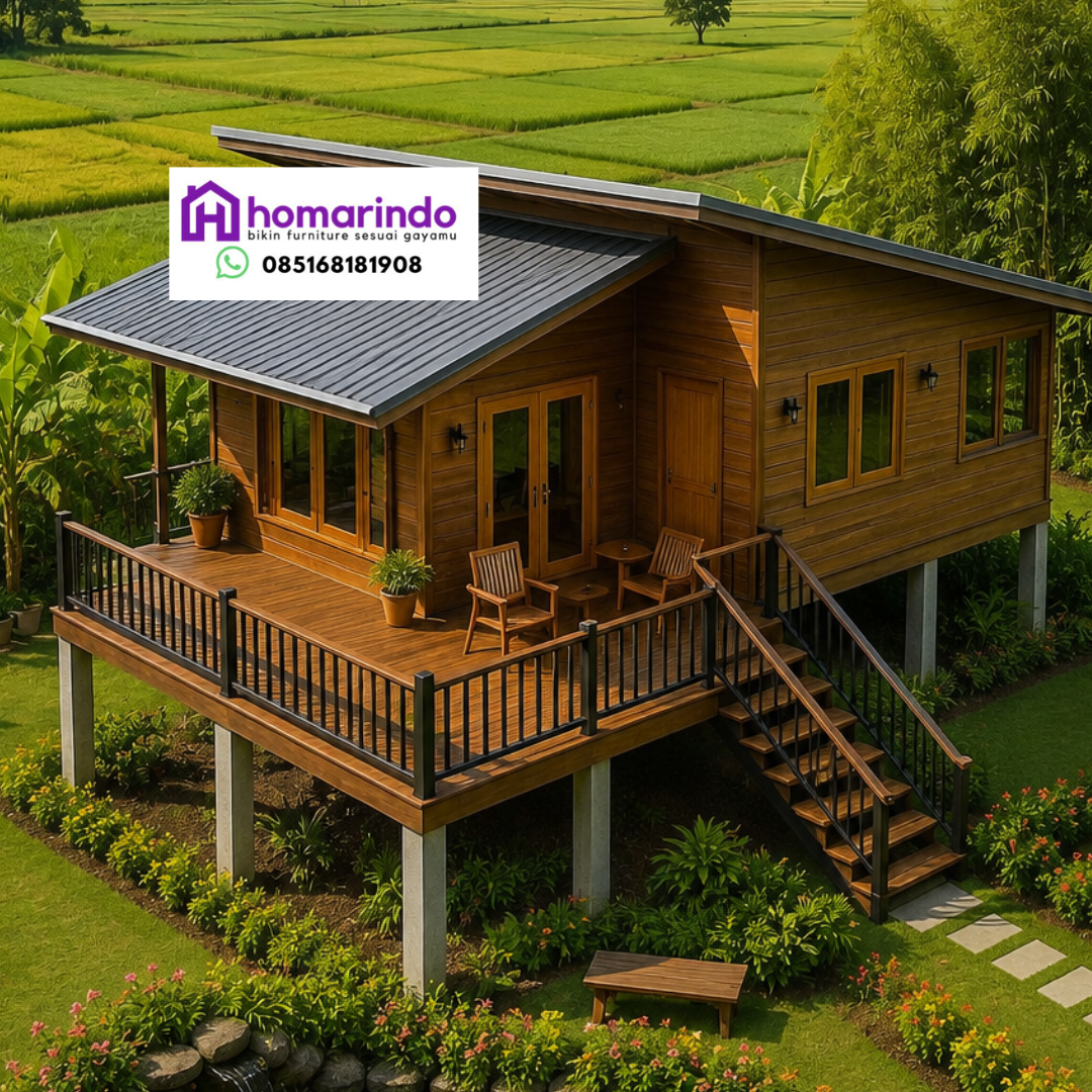 Rumah Panggung Kayu Jati Rumah Panggung Kayu Jati